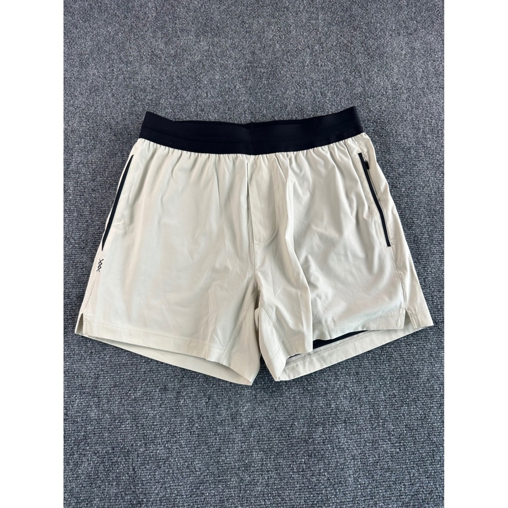 Rhone Mako Tech Short 5" Lined Stone Grey Mens Size M 101198-230-M NEW